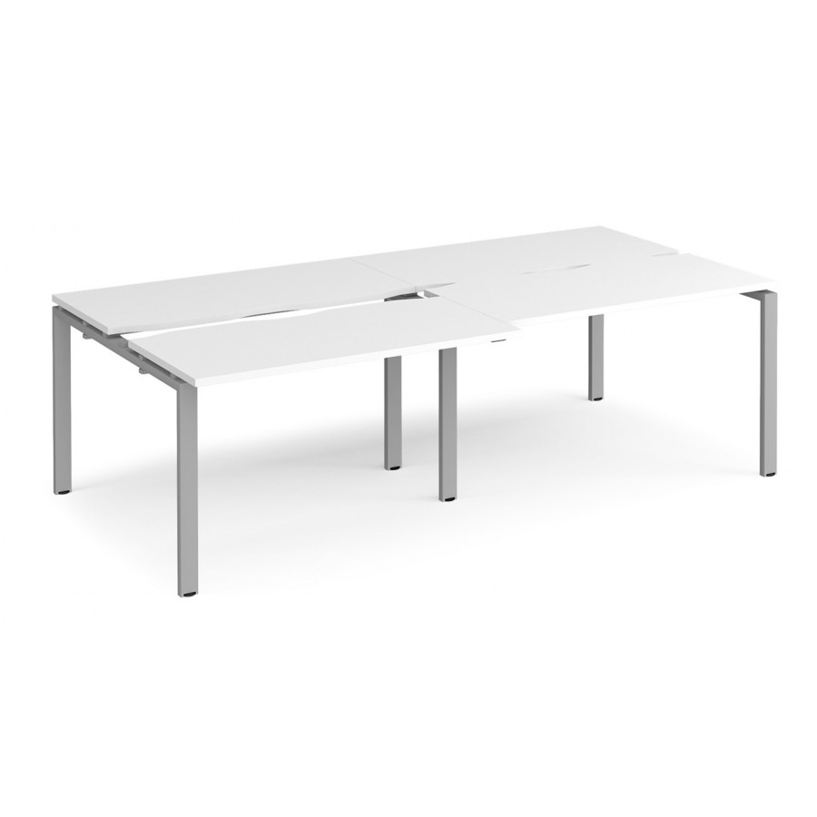 Adapt 1200mm Deep Sliding Top Double Back to Back Bench Desk